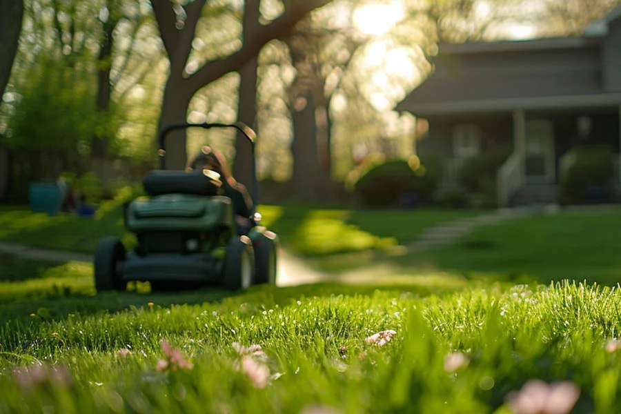 self propelled lawnmower