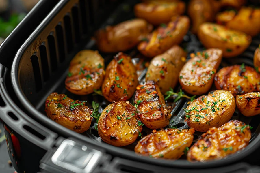 cooking in an air fryer