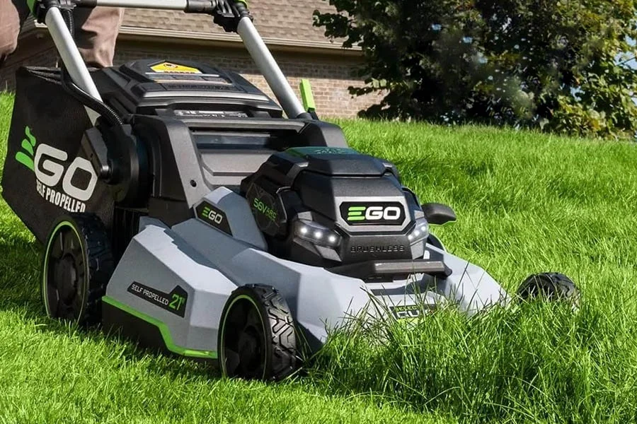 best rated battery lawn mower