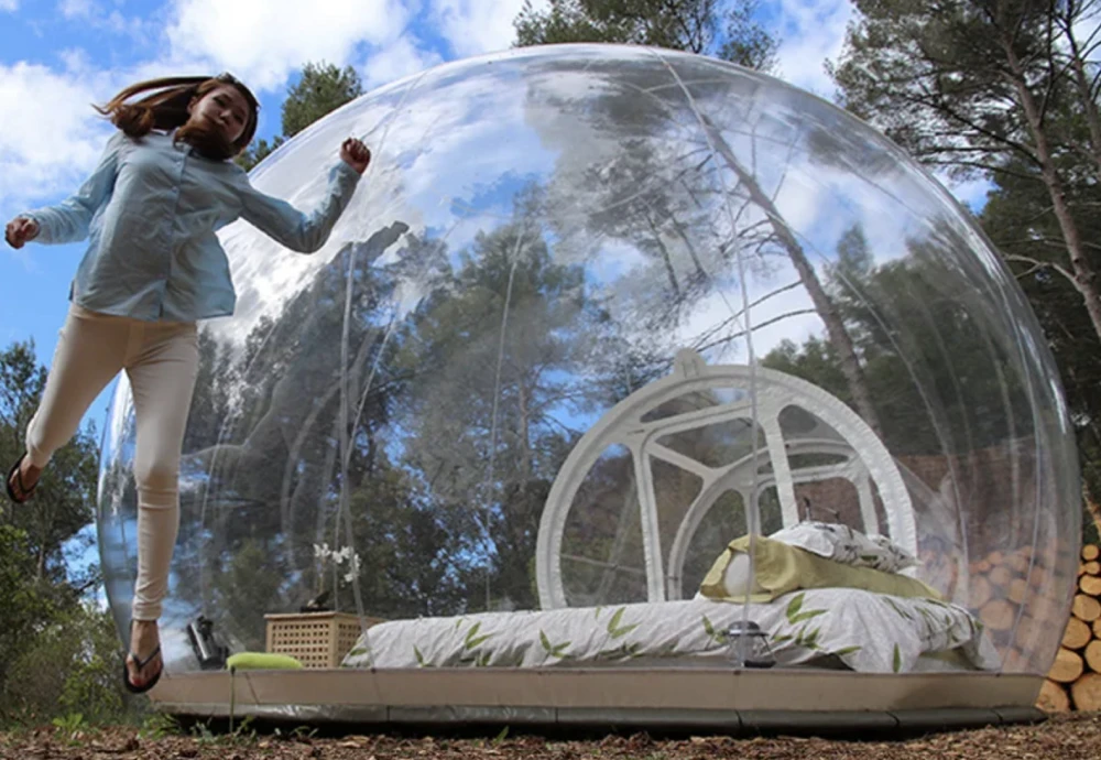 bubble tent date night