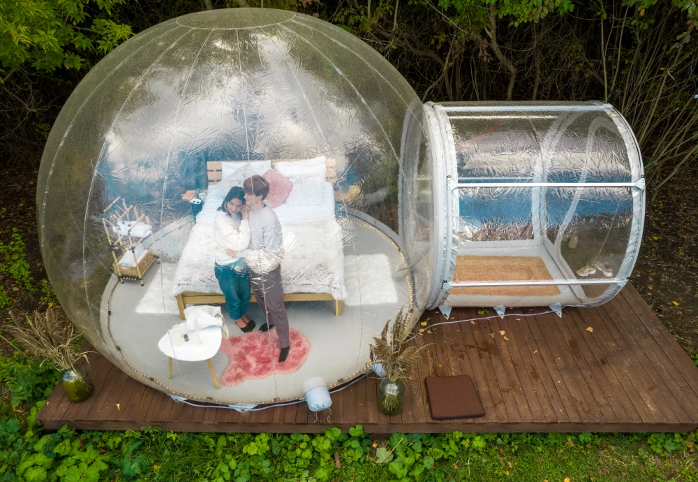 bubble tent glamping hotel